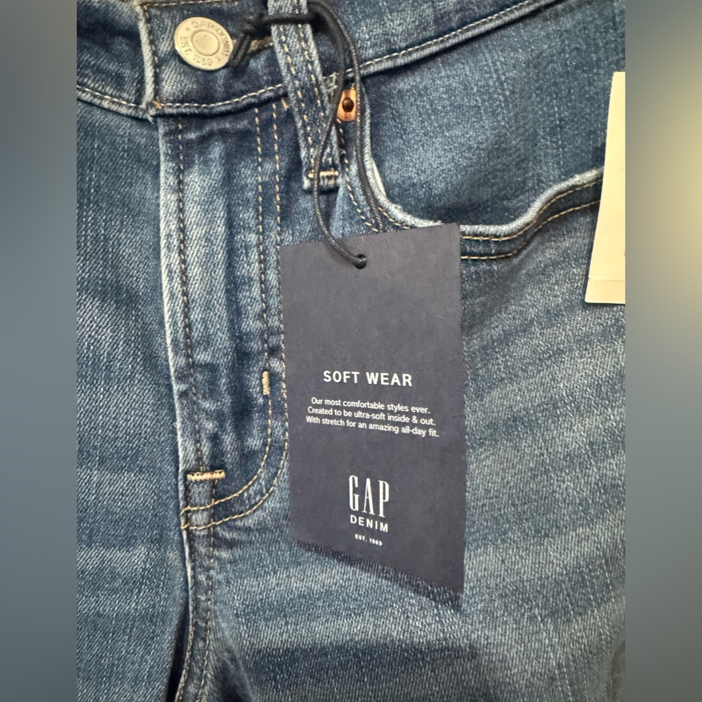 NWT GAP Women's Blue Jeans True Skinny‎ Jeans - Picture 2 of 6